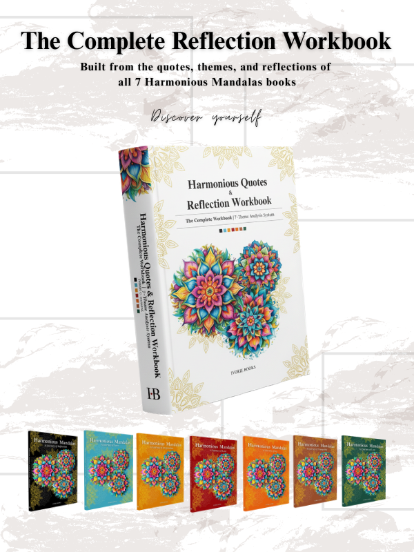 Designed as an extension of the Harmonious Mandalas collection, this workbook shifts the focus from coloring to written interpretation and self-reflection. Decorative mandala borders preserve the visual spirit of the collection while keeping the emphasis on the words, the prompts, and the reader’s personal response. Printed on premium 70 lb paper, this workbook offers a more substantial writing experience for readers who value quality, space, and thoughtful design. This workbook also supports Social Emotion